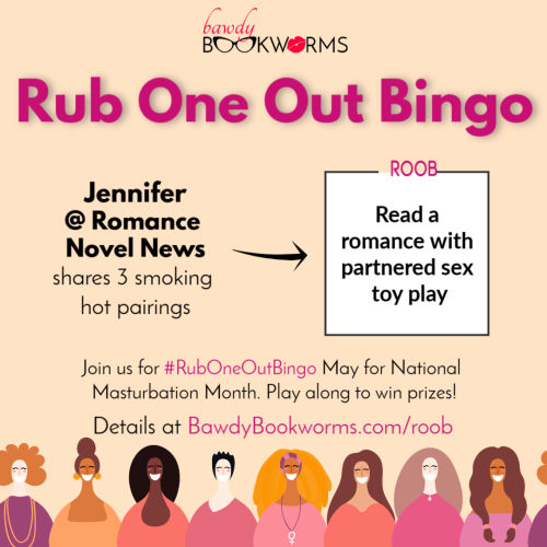 Jennifer of Romance Novel News shares 3 romances with partnered sex toy play