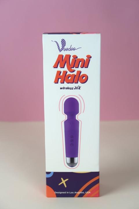 Mini Halo Wand Packaging front